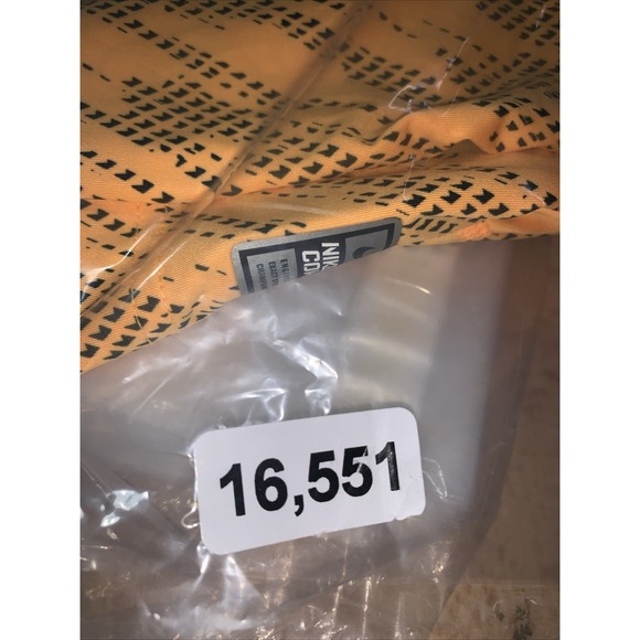 Nike Pro Combat‎ Dri Fit Shirt Mens Sz L Orange Pattern Short Sleeve Compression - Picture 10 of 10